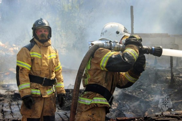В Сорокинском районе при пожаре в одноэтажном доме погиб человек