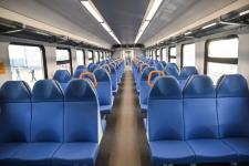 Первых пассажиров новой электрички Ишим - Тюмень встретили с подарками и музыкой