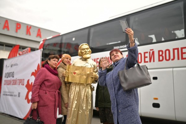 Новую автобусную экскурсию с аудиогидом презентовали на "Тюменской марке"