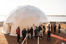 Первый в Тюменской области купольный отель открыли на берегу озера Сингуль 