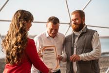 Первый в Тюменской области купольный отель открыли на берегу озера Сингуль 