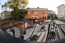 Новый сквер открылся в историческом центре Тюмени