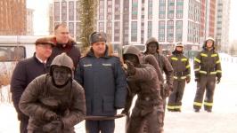 Памятник сотрудникам МЧС открыли в Тюмени в День спасателя