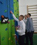Новый скалодром открыли в армизонской школе