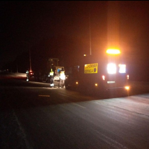 Пьяный водитель автогрейдера устроил ДТП на трассе Тюмень - Омск