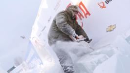 На &ldquo;базе моржей&rdquo; в Тюмени оборудуют купели и строят церковь изо льда