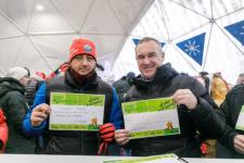 Почти 700 человек приняли участие в "Забеге обещаний" на тюменской набережной