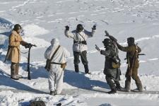 Эпизод Старорусской наступательной операции реконструировали на набережной Туры в Тюмени