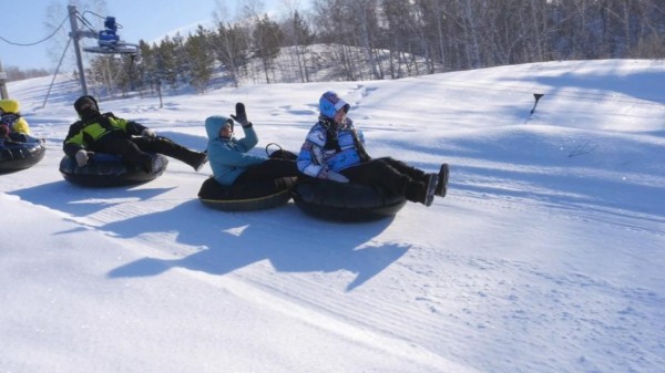Прокатиться с ветерком с Боровлянской горы с подъемником приглашают в Казанском районе