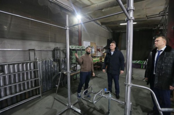 В Тюмени производят оборудование для спортплощадок 