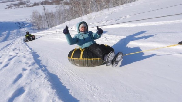 Прокатиться с ветерком с Боровлянской горы с подъемником приглашают в Казанском районе
