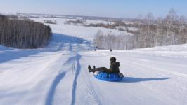 Прокатиться с ветерком с Боровлянской горы с подъемником приглашают в Казанском районе