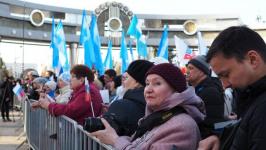 Десятилетие воссоединения Крыма с Россией отметили жители Тюмени на форуме-концерте Десятилетие воссоединения Крыма с Россией отметили жители Тюмени на форуме-концерте