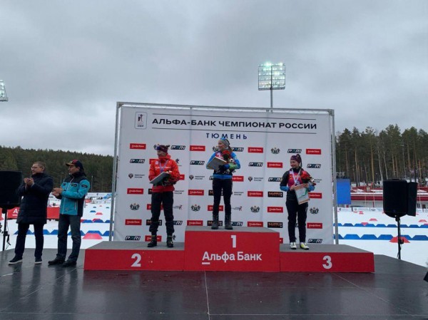 Биатлонистки из Свердловской области выиграли масс-старт чемпионата России в Тюмени