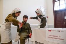 Тюменцам показали и рассказали, как в годы войны спасали раненых бойцов Тюменцам показали и рассказали, как в годы войны спасали раненых бойцов