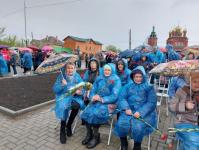 В селе Кулаково Тюменского района День Победы встречают цветами, митингами и концертами