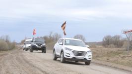 Фотогалерея: автопробег "Бессмертный автополк" в Вагайском районе