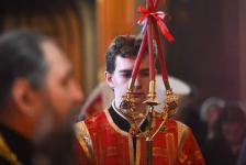 Икону Казанской Божией Матери встретили в Свято-Троицком мужском монастыре в Тюмени