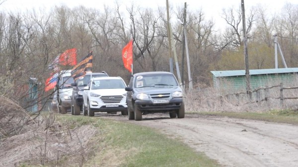 Фотогалерея: автопробег "Бессмертный автополк" в Вагайском районе