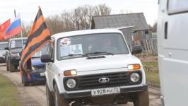 Фотогалерея: автопробег "Бессмертный автополк" в Вагайском районе