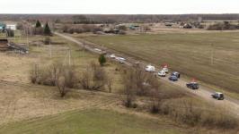 Фотогалерея: автопробег "Бессмертный автополк" в Вагайском районе