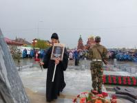 В селе Кулаково Тюменского района День Победы встречают цветами, митингами и концертами