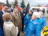 В селе Кулаково Тюменского района День Победы встречают цветами, митингами и концертами