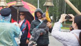 Старт празднику колокольного звона дали в Гилевской роще в день рождения Тюмени 