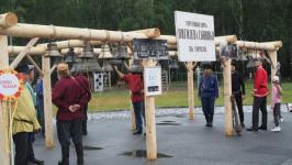Старт празднику колокольного звона дали в Гилевской роще в день рождения Тюмени 