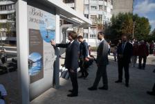 Бульвар  воды с сухим фонтаном и качелями открыли в Тюмени