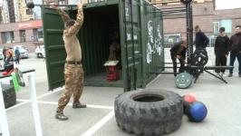 Спортивную площадку для ветеранов СВО открыли у трофейной выставки в Тюмени