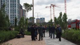 Бульвар Пожарных и спасателей торжественно открыли в Тюмени