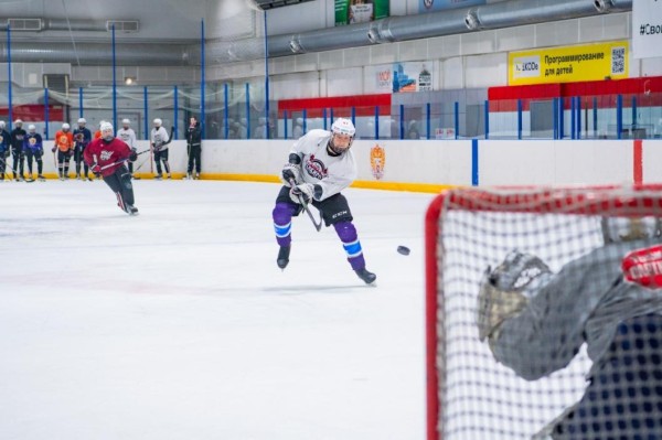 Мастер-класс для юных тобольских хоккеистов&nbsp;провёл&nbsp;"Рубин"
