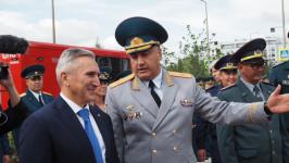 Бульвар Пожарных и спасателей торжественно открыли в Тюмени