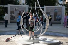 Бульвар  воды с сухим фонтаном и качелями открыли в Тюмени