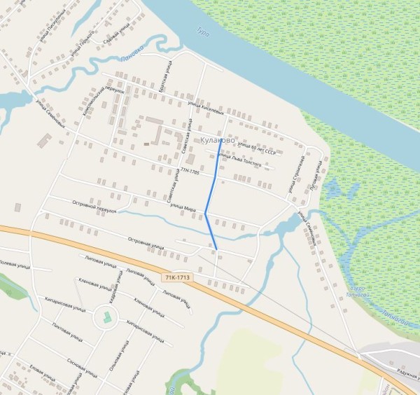 В селе Кулаково Тюменского района отремонтировали проезд