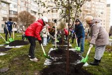 Сквер Добровольцев открыли на Московском тракте в Тюмени