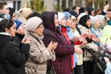 Сквер Добровольцев открыли на Московском тракте в Тюмени