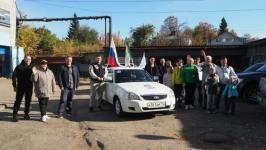 Тюменские активисты профсоюзов отметили Всемирный день действий автопробегом