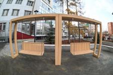 Сквер с историей географов открыли по улице Дзержинского в Тюмени