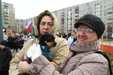 Сквер Добровольцев открыли на Московском тракте в Тюмени