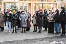 Сквер с историей географов открыли по улице Дзержинского в Тюмени