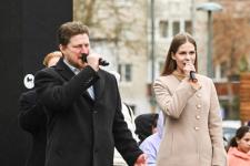 Сквер Добровольцев открыли на Московском тракте в Тюмени