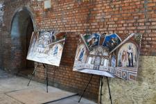 Мозаики украсили фасад строящегося храма в Тюмени к Покрову Пресвятой Богородицы