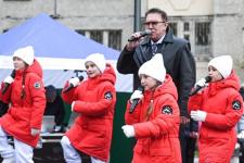 Сквер Добровольцев открыли на Московском тракте в Тюмени