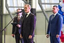 Модульный спортзал "Юность" открыли в Тюмени по федеральному проекту 