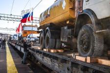 12 машин отправили из Тюмени в зону СВО