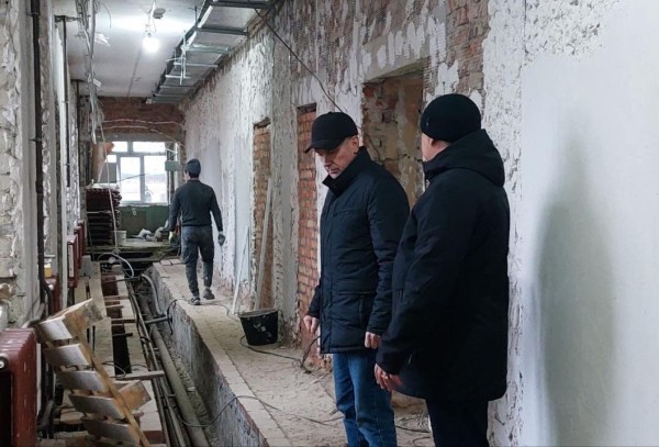 В Доме детского творчества в Аромашево подрядчик смонтировали систему отопления 