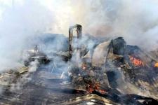 Из-за неисправной печи сгорело придорожное кафе в Уватском районе