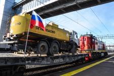 12 машин отправили из Тюмени в зону СВО